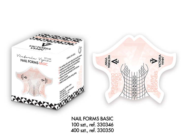 Victoria Vynn Sjablonen basic 100 pcs - Sjablonen voor nagelverlenging