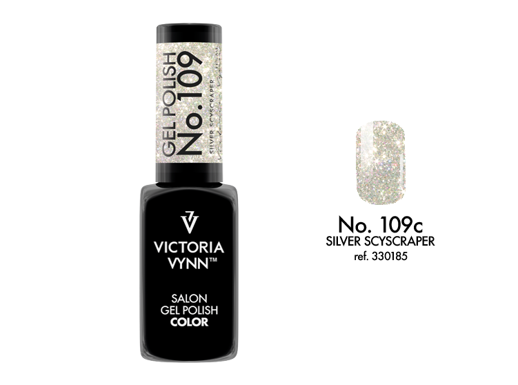 Victoria Vynn Gellak 109 Silver Scyscraper - Salon Collectie 8 ml | Laagste Prijs Garantie