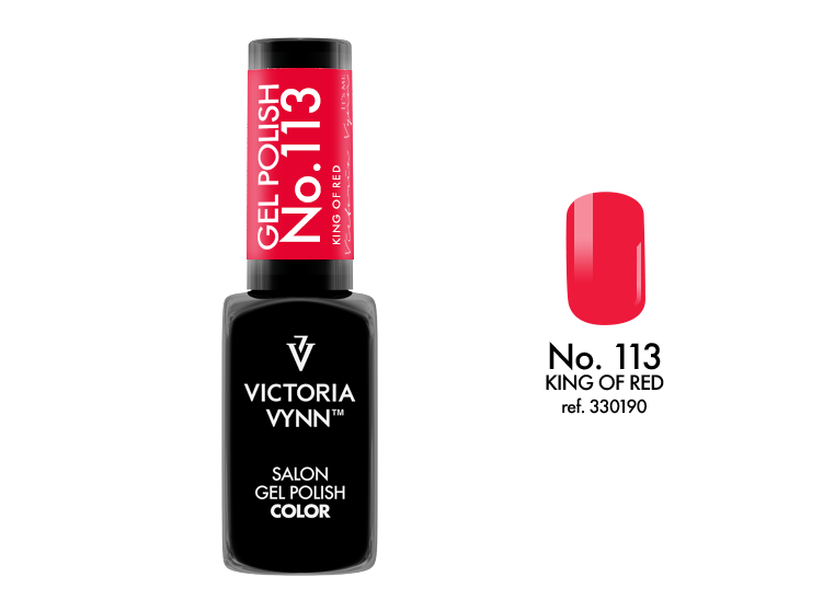 Victoria Vynn Gellak 113 King of Red - Salon Collectie 8 ml | Laagste Prijs Garantie
