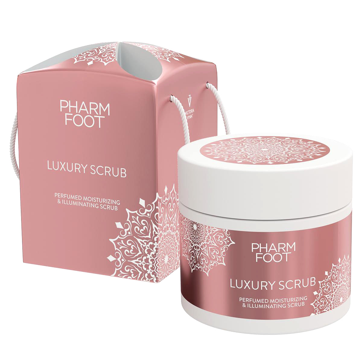 Pharm Foot Luxury Touch | Scrub voor handen, voeten en lichaam | 200 g