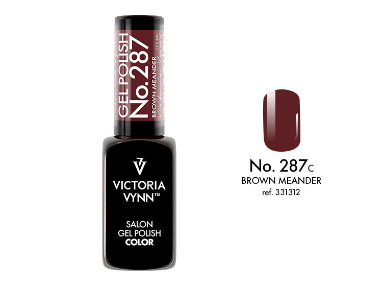 Victoria Vynn Gellak 287 Brown Meander Salon Collectie 8 ml | Laagste Prijs Garantie