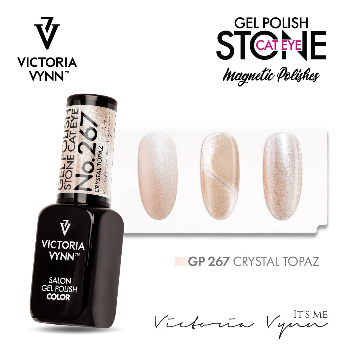 Victoria Vynn Gellak 267 Cat Eye Crystal Topaz Salon Collectie 8 ml | Laagste Prijs Garantie