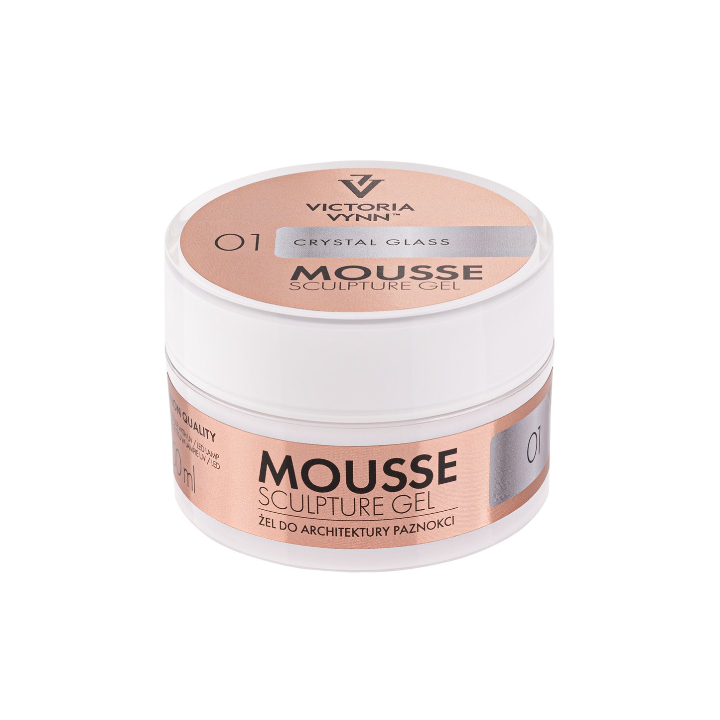 Victoria Vynn Mousse Sculpture Gel 01 Crystal Glass - 50ml - Laagste Prijs Garantie