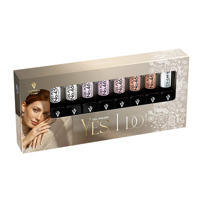Victoria Vynn Salon Gellak Yes, I do Collectie 8-pack | NIEUW | 7 kleuren + Top Cat Eye Silver + Nagelriemolie 30ml GRATIS