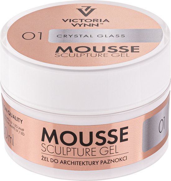 Victoria Vynn Mousse Sculpture Gel 01 Crystal Glass - 50ml - Laagste Prijs Garantie