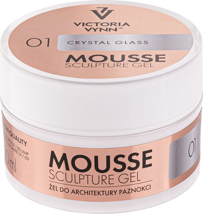 Victoria Vynn Mousse Sculpture Gel 01 Crystal Glass - 50ml - Laagste Prijs Garantie