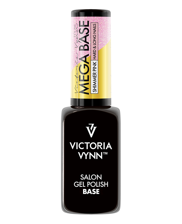 Victoria Vynn Rubber Base - Mega Base Shimmer Pink 8ml - Laagste Prijs Garantie