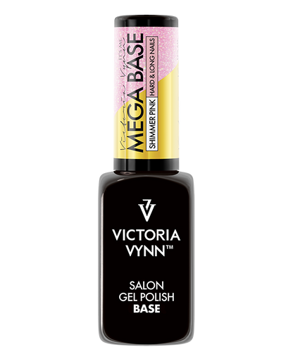 Victoria Vynn Rubber Base - Mega Base Shimmer Pink 8ml - Laagste Prijs Garantie