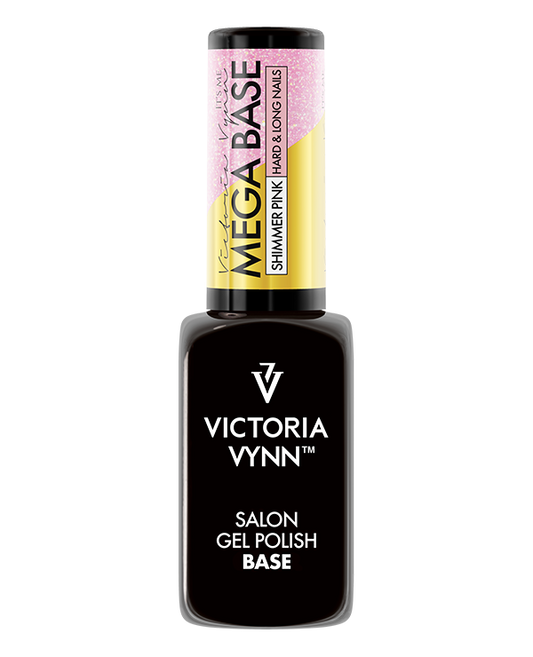 Victoria Vynn Rubber Base - Mega Base Shimmer Pink 8ml - Laagste Prijs Garantie