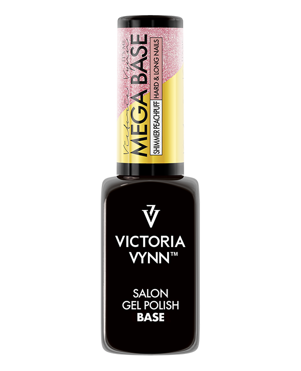 Victoria Vynn Rubber Base - Mega Base Shimmer Peachpuff 8ml - Laagste Prijs Garantie
