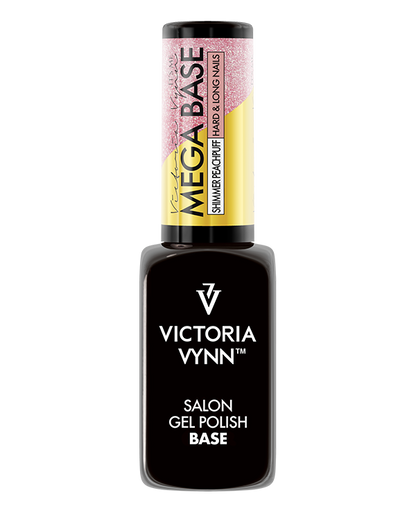 Victoria Vynn Rubber Base - Mega Base Shimmer Peachpuff 8ml - Laagste Prijs Garantie