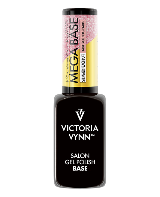 Victoria Vynn Rubber Base - Mega Base Shimmer Peachpuff 8ml - Laagste Prijs Garantie