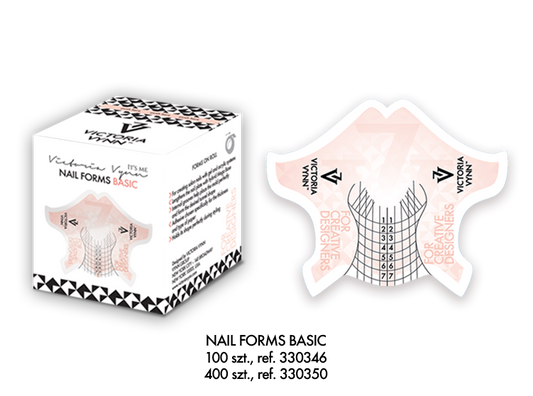 Victoria Vynn Sjablonen basic 400 pcs - Sjablonen voor nagelverlenging
