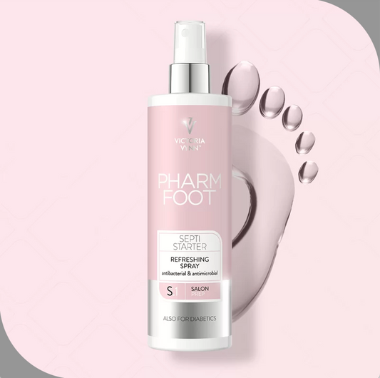 Pharm Foot All In Septi Starter | Hand- en voetdesinfectant | Antibacterieel | Antimicrobial 300 ml. | Bevat 75% Alcohol!