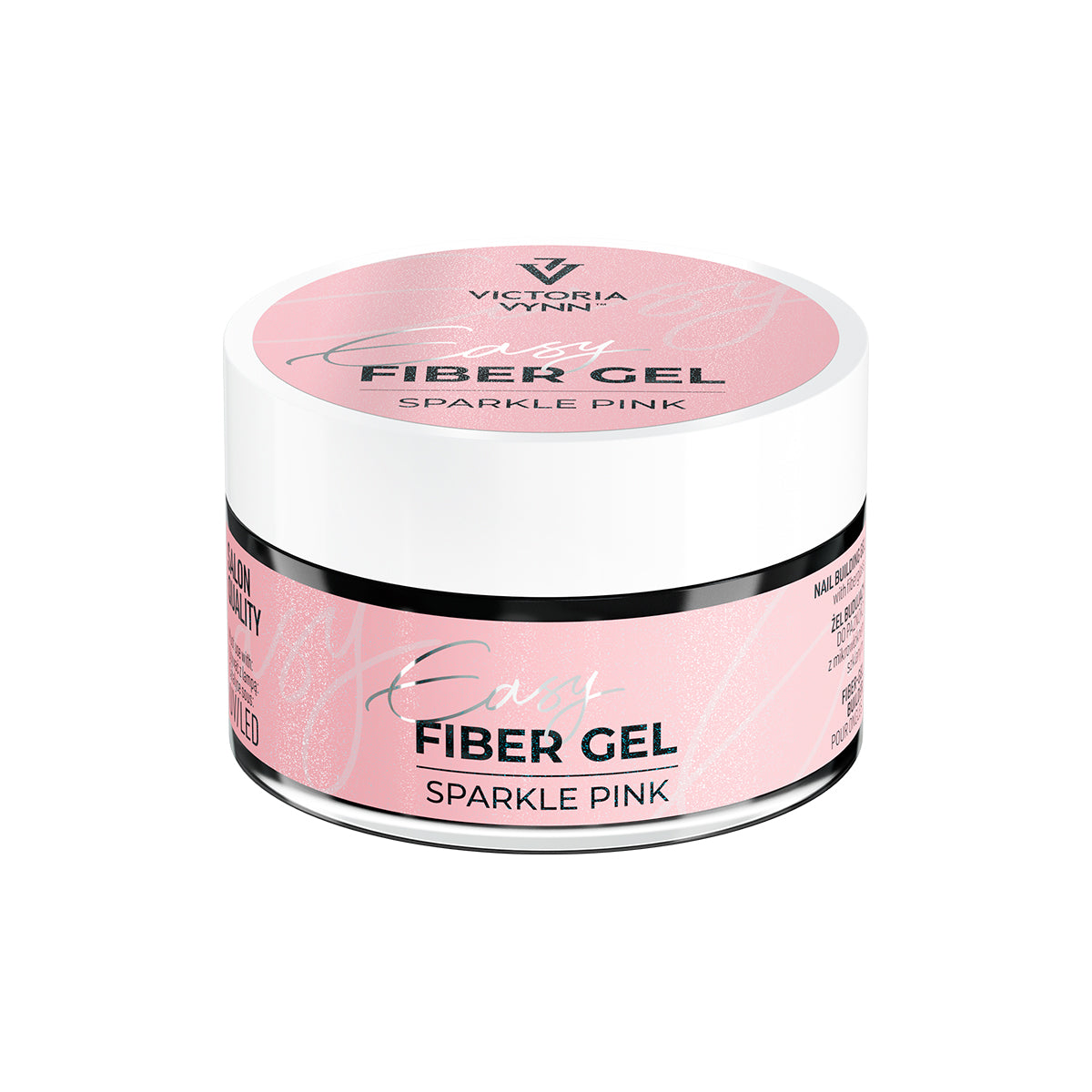 Victoria Vynn Easy Fiber Gel Sparkle Pink - 15ml - Laagste Prijs Garantie