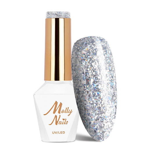 Molly Nails Gellak 531 Exclusive - Crushed Diamonds 8 ml | Laagste Prijs Garantie