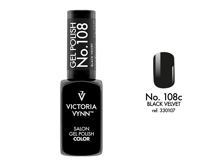 Victoria Vynn Gellak 108 Black Velvet - Salon Collectie 8 ml | Laagste Prijs Garantie