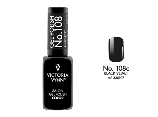 Victoria Vynn Gellak 108 Black Velvet - Salon Collectie 8 ml | Laagste Prijs Garantie