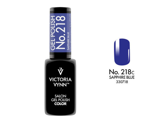 Victoria Vynn Gellak 218 Sapphire Blue Very Berry - Salon Collectie 8 ml | Laagste Prijs Garantie