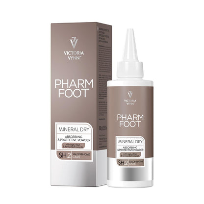Pharm Foot Mineral Dry 100 gr. - Absorbing & Protective Foot Powder | Poeder tegen zweetvoeten