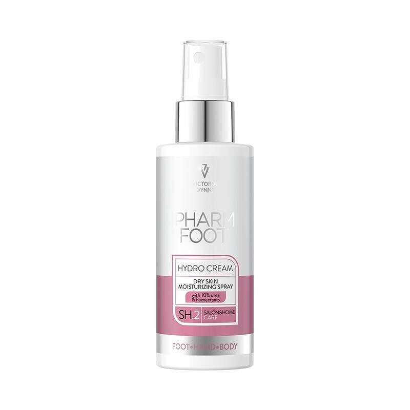Pharm Foot Urea Hydro Creme | Hydraterende spray die werkt als creme voor de droge huid | 10% Ureum 150 ml.