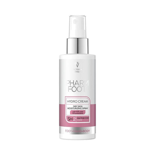 Pharm Foot Urea Hydro Creme | Hydraterende spray die werkt als creme voor de droge huid | 10% Ureum 150 ml.