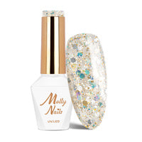 Molly Nails Gellak 536 Seduce a Millionaire - Crushed Diamonds 8 ml | Laagste Prijs Garantie