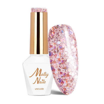 Molly Nails Gellak 534 LA Star - Crushed Diamonds 8 ml | Laagste Prijs Garantie