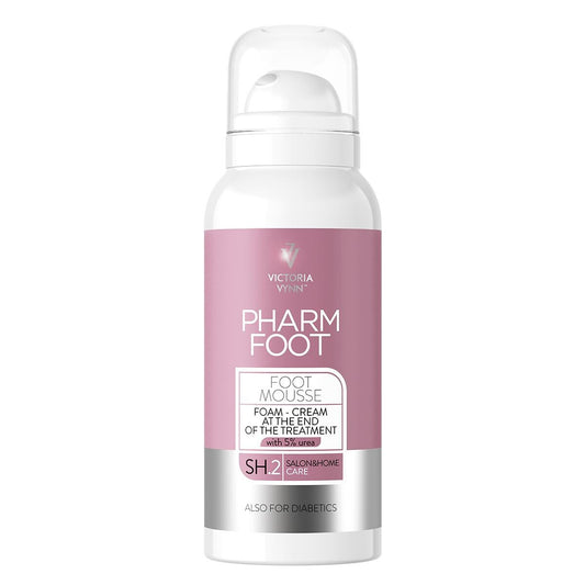 Pharm Foot Footmousse 105 ml. | SCHUIM - CRÈME voor aan het einde van de behandeling 5% ureum