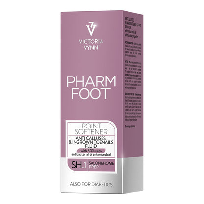 Pharm Foot Urea Point Softener | Vloeistof voor het verzachten van eeltplekjes en likdoorns 15 ml.