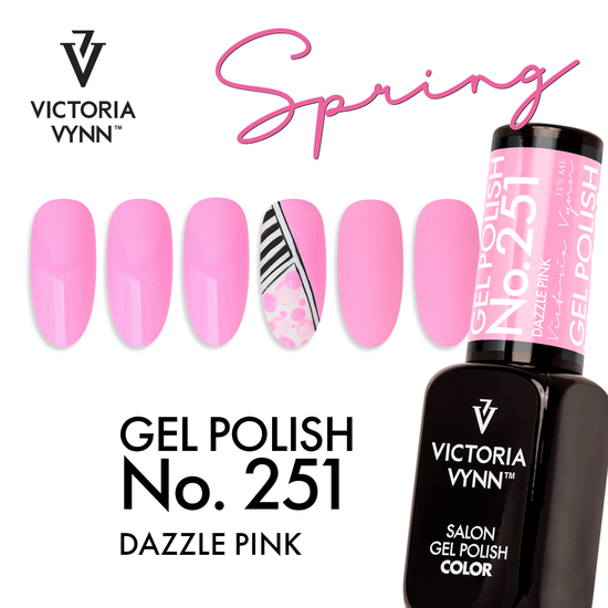 Victoria Vynn Gellak 251 Dazzle Pink Salon Collectie 8 ml | Laagste Prijs Garantie
