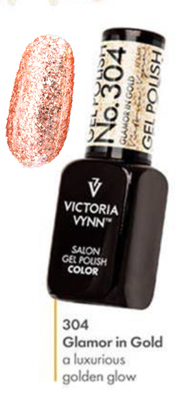 Victoria Vynn Gellak 304 Glamor in Gold Salon Collectie 8 ml | Laagste Prijs Garantie