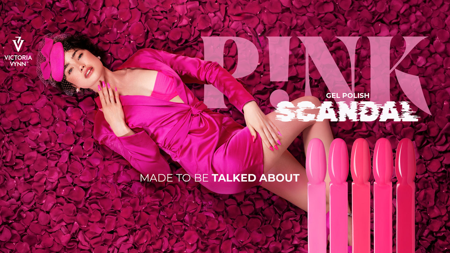 Victoria Vynn Salon Gellak PiNK Scandal 5-pack | NIEUW | 5 kleuren + GRATIS Hello Base Ciao Lumi