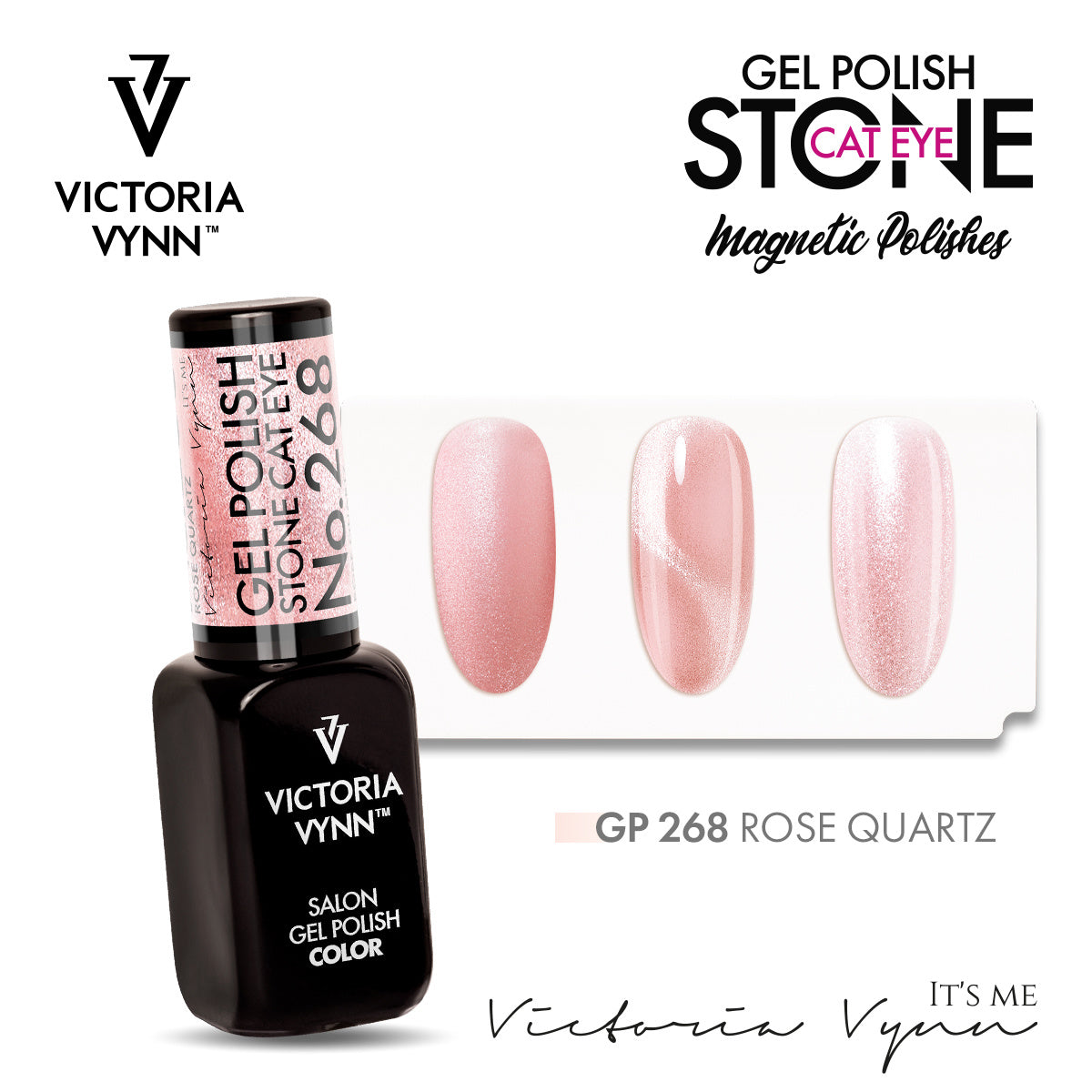Victoria Vynn Gellak 268 Cat Eye Rose Quartz Salon Collectie 8 ml | Laagste Prijs Garantie