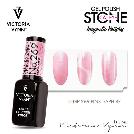 Victoria Vynn Gellak 269 Cat Eye Pink Saphire Salon Collectie 8 ml | Laagste Prijs Garantie