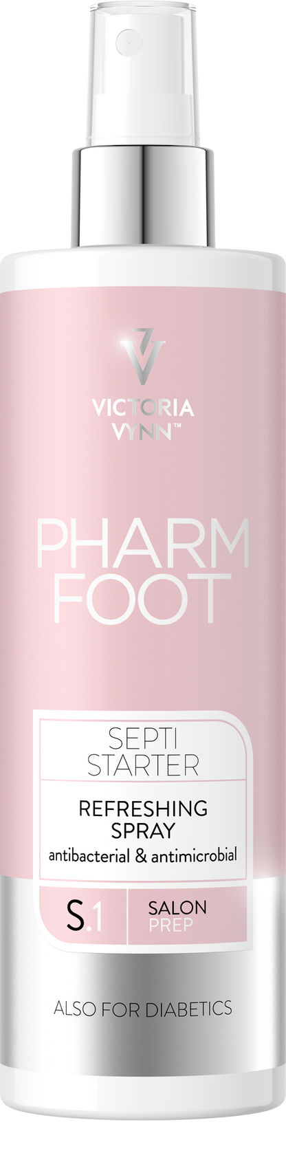 Pharm Foot All In Septi Starter | Hand- en voetdesinfectant | Antibacterieel | Antimicrobial 300 ml. | Bevat 75% Alcohol!